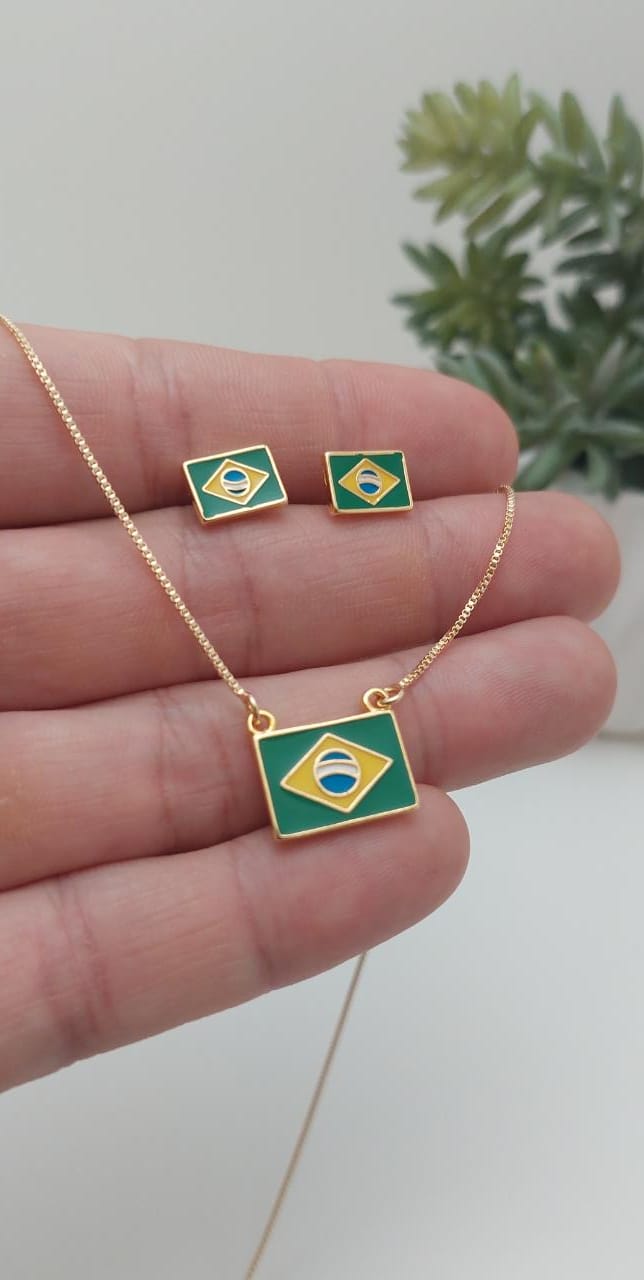 Conjunto Bandeira Brasil