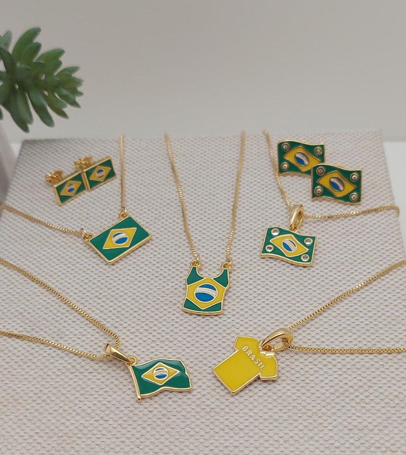 Conjunto Bandeira Brasil